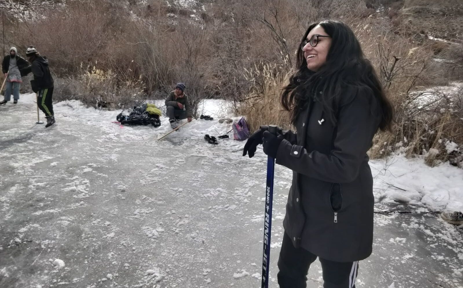 Sara-Maya Kaba coaches ringette, becoming Pakistan's first ringette coach